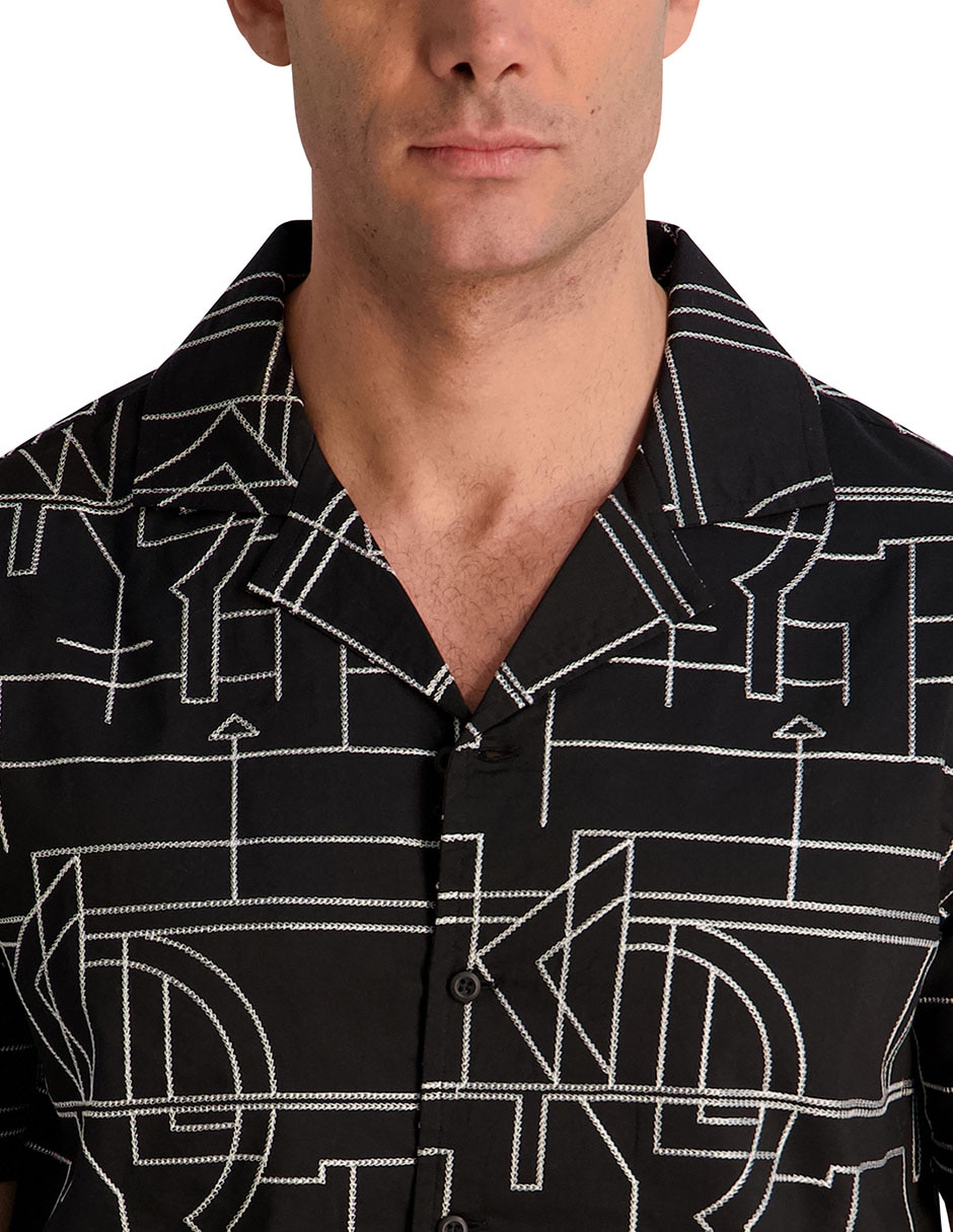 Camisa casual de algodón manga corta para hombre 4