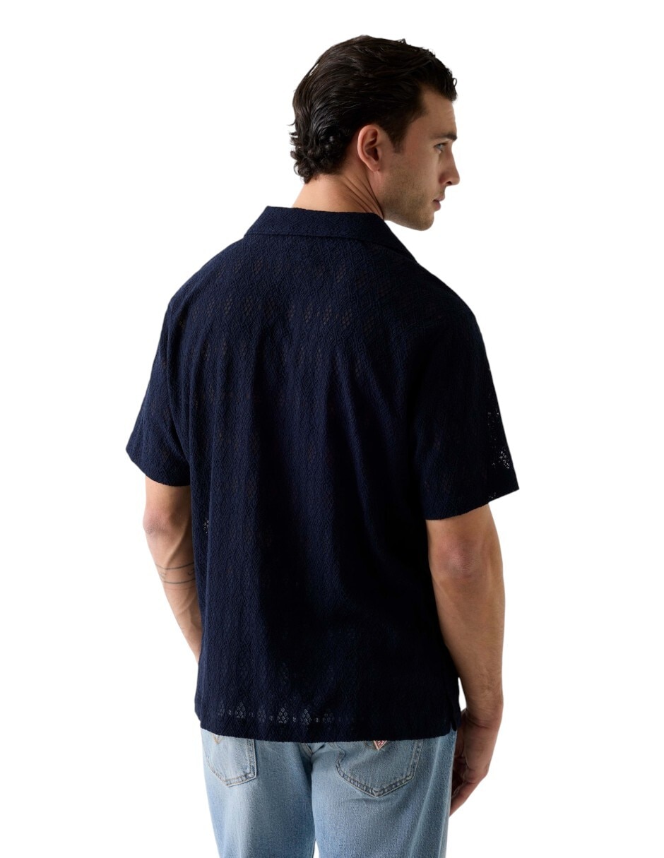 Camisa casual manga corta para hombre 2