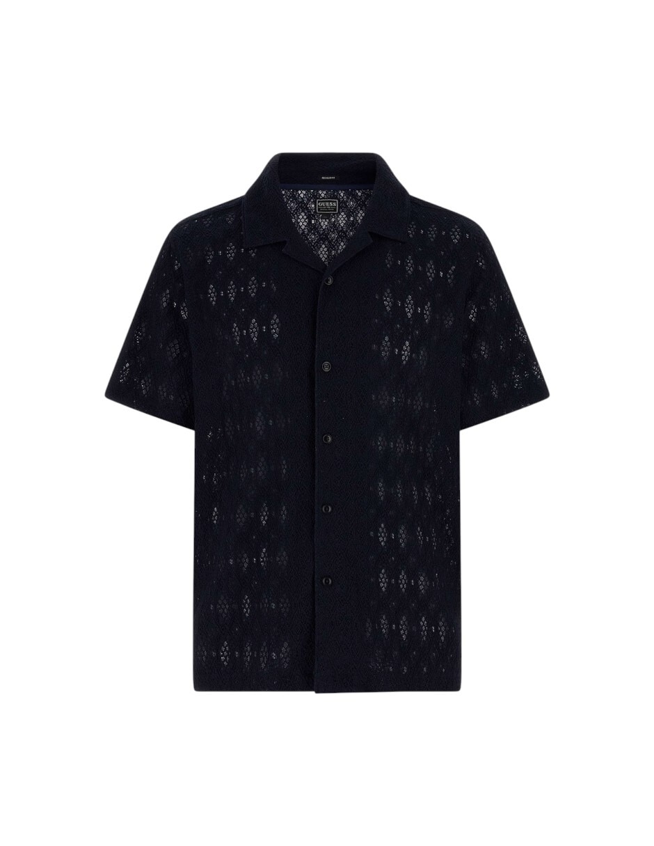 Camisa casual manga corta para hombre 4