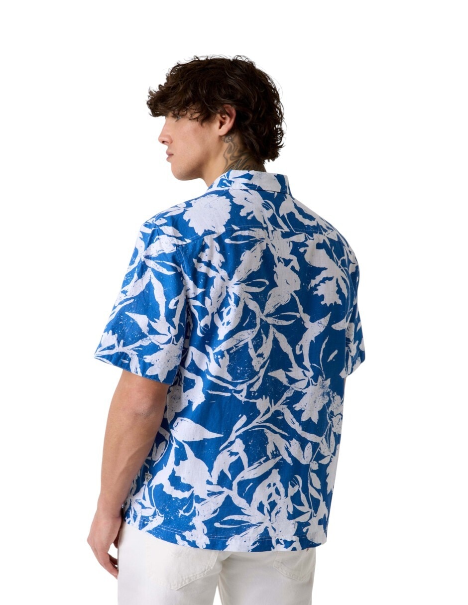 Camisa de algodón manga corta para hombre 3