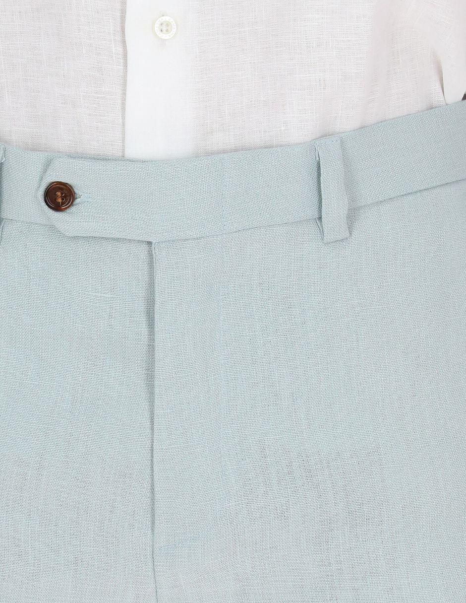 Pantalón de vestir recto de lino para hombre 3