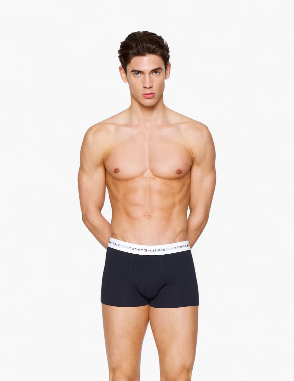 Set bóxer trunk de algodón para hombre 3 piezas 4