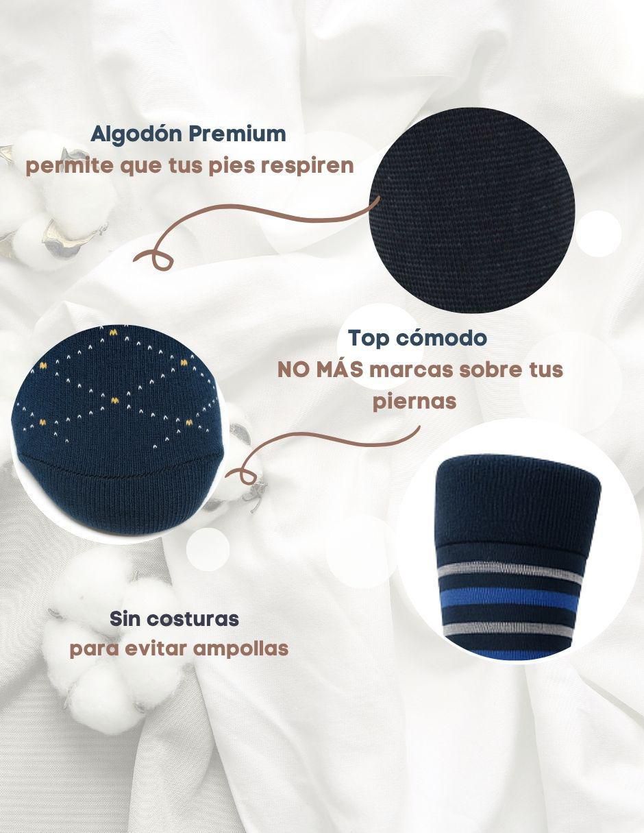 Set de calceta diabético de algodón para hombre 6 pares 2