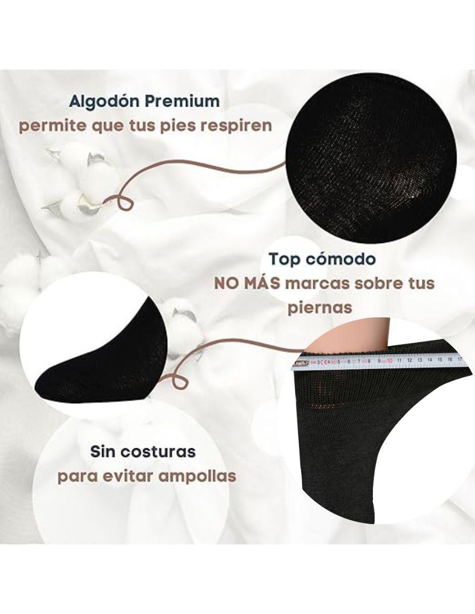 Set de calcetín diabético de algodón para hombre 6 pares 4