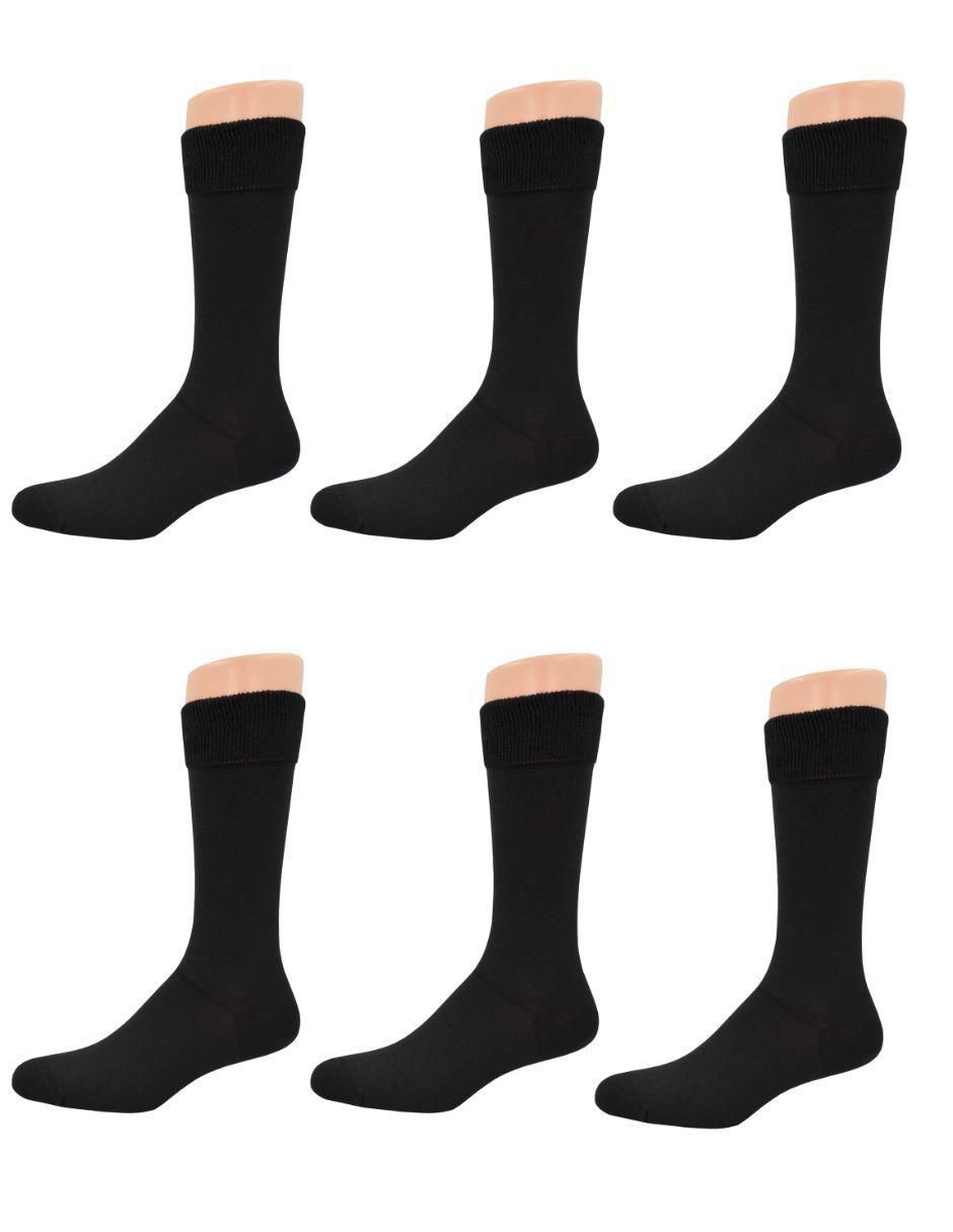 Set de calceta diabético de algodón para hombre 6 pares 2