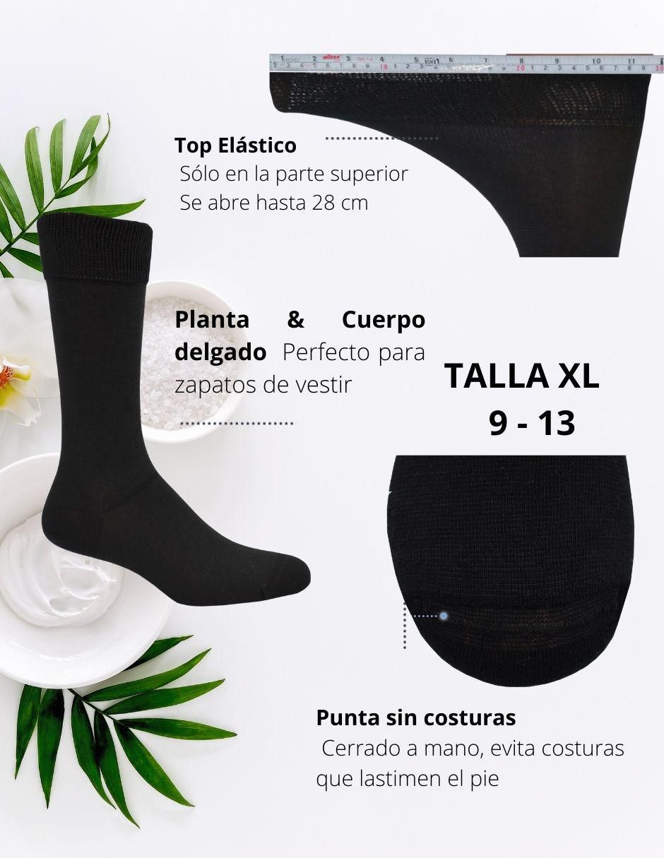 Set de calceta diabético de algodón para hombre 6 pares 5