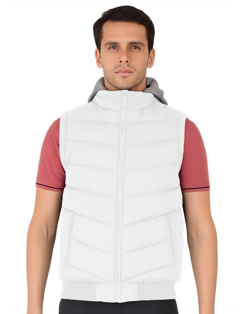 Chaleco con capucha para hombre