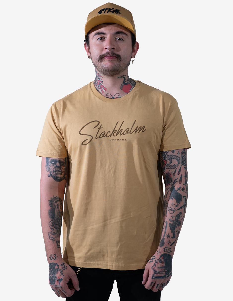 Playera cuello redondo para hombre