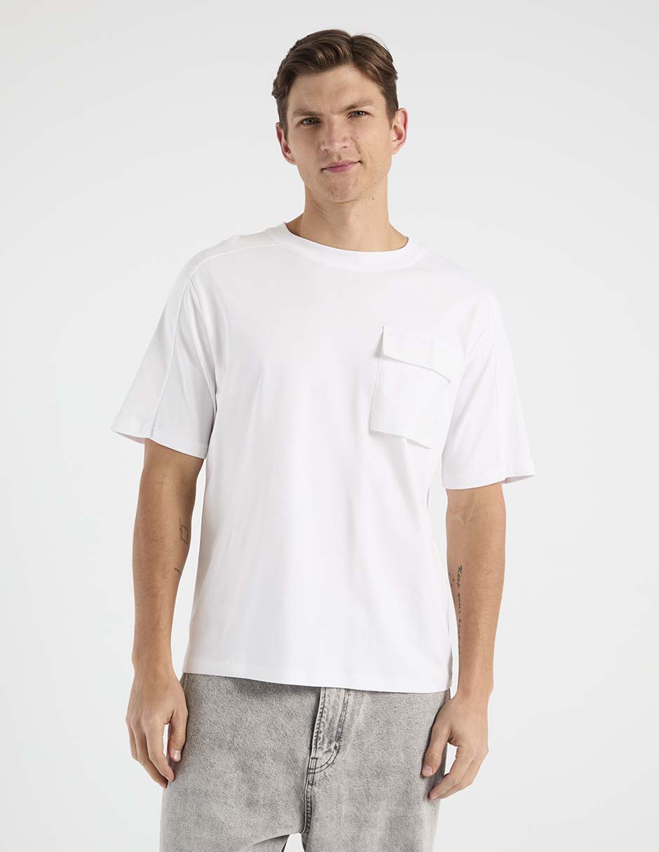 Playera cuello redondo para hombre
