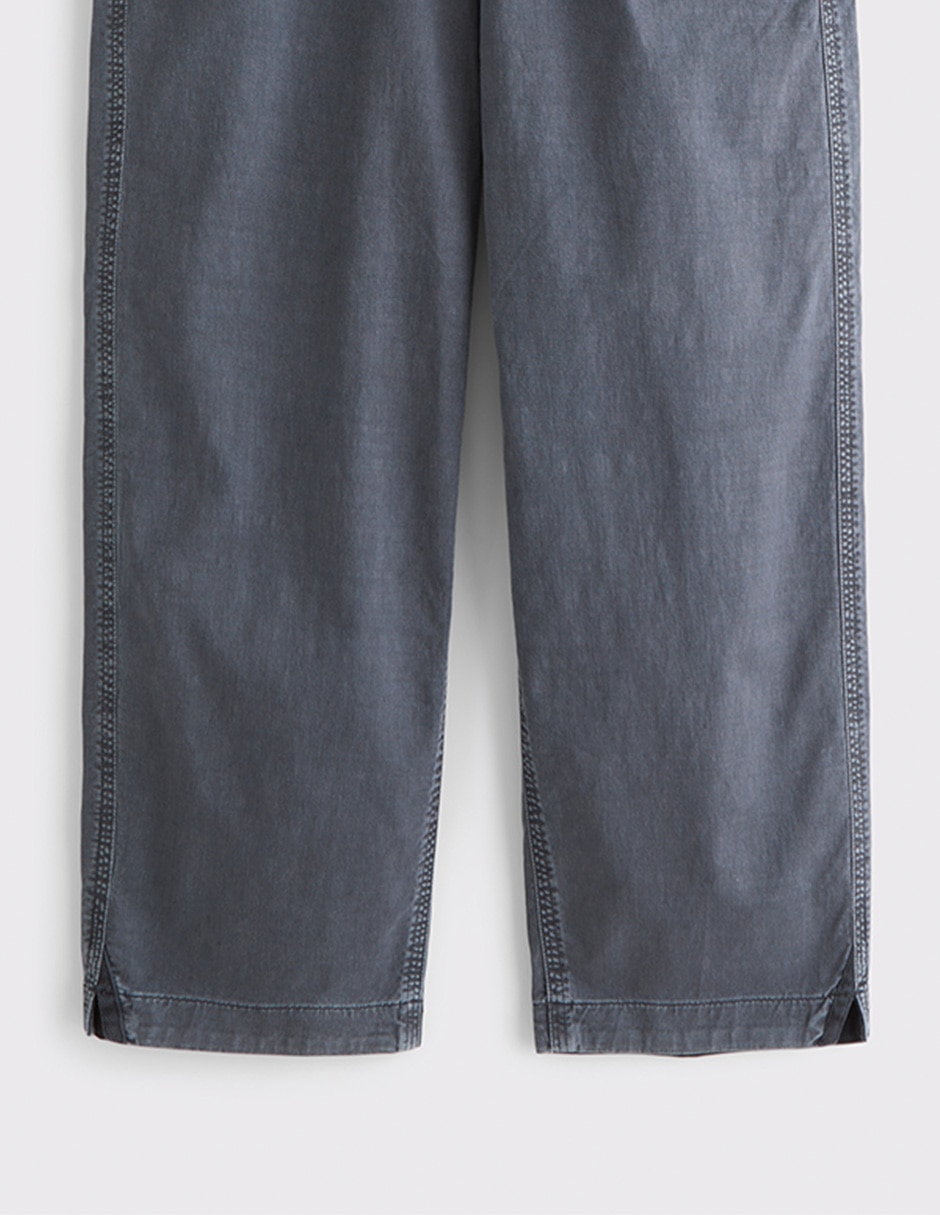 Pantalón casual chino regular de algodón para hombre 12