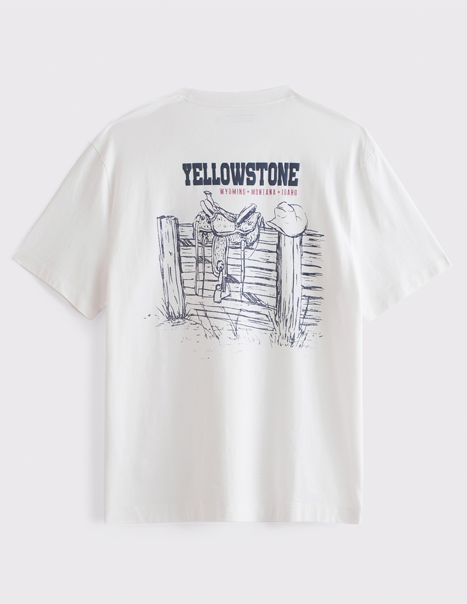 Playera cuello redondo para hombre