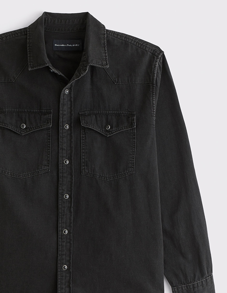 Camisa casual de algodón manga larga para hombre 3