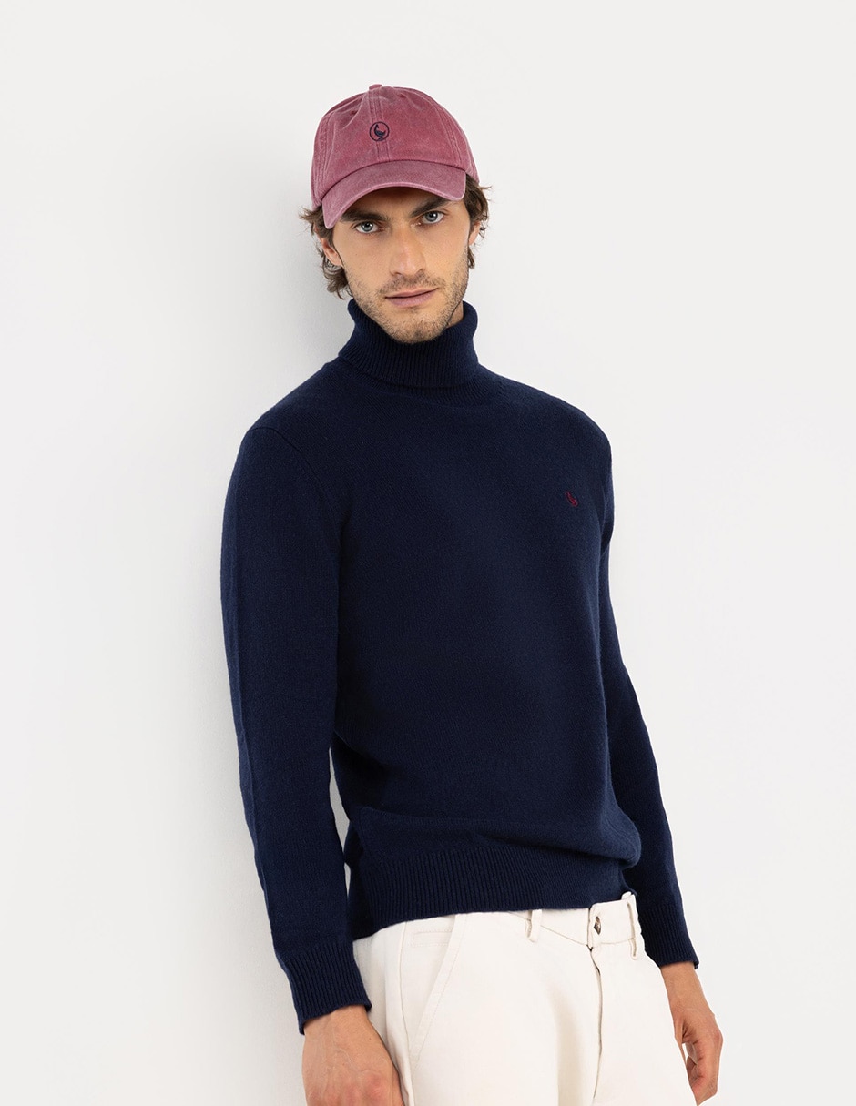 Suéter cuello tortuga para hombre 2