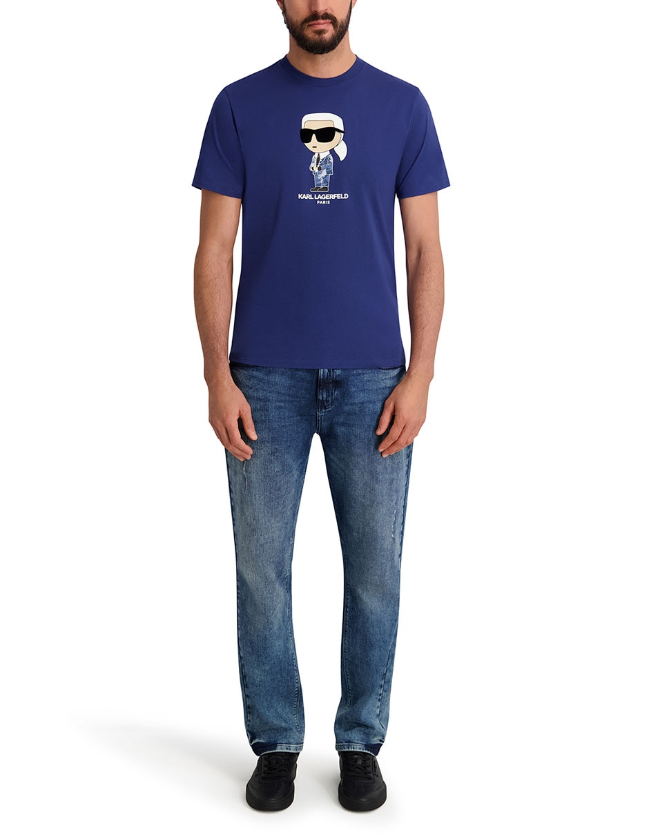 Playera cuello redondo para hombre