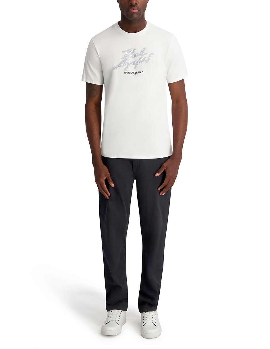 Playera cuello redondo para hombre
