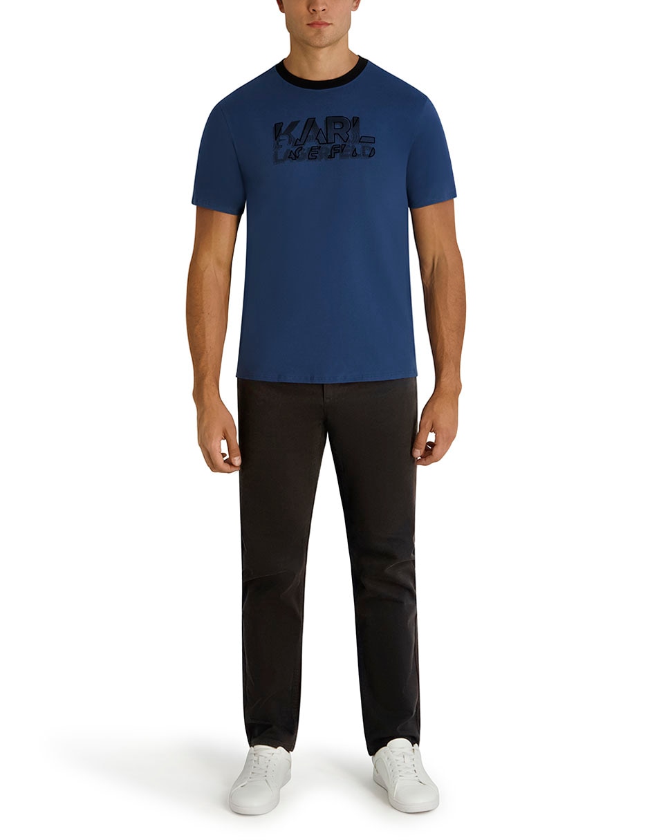 Playera cuello redondo para hombre