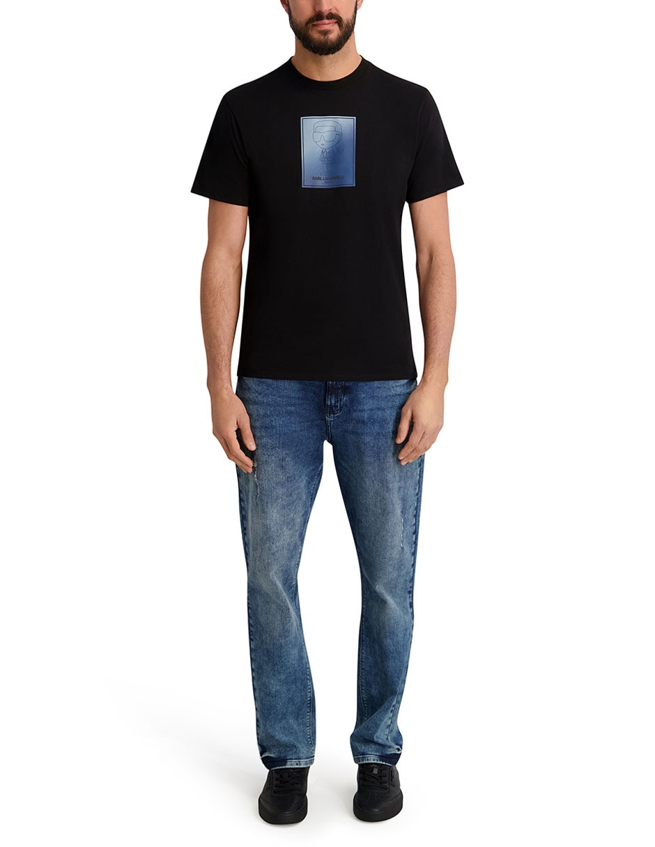 Playera cuello redondo para hombre