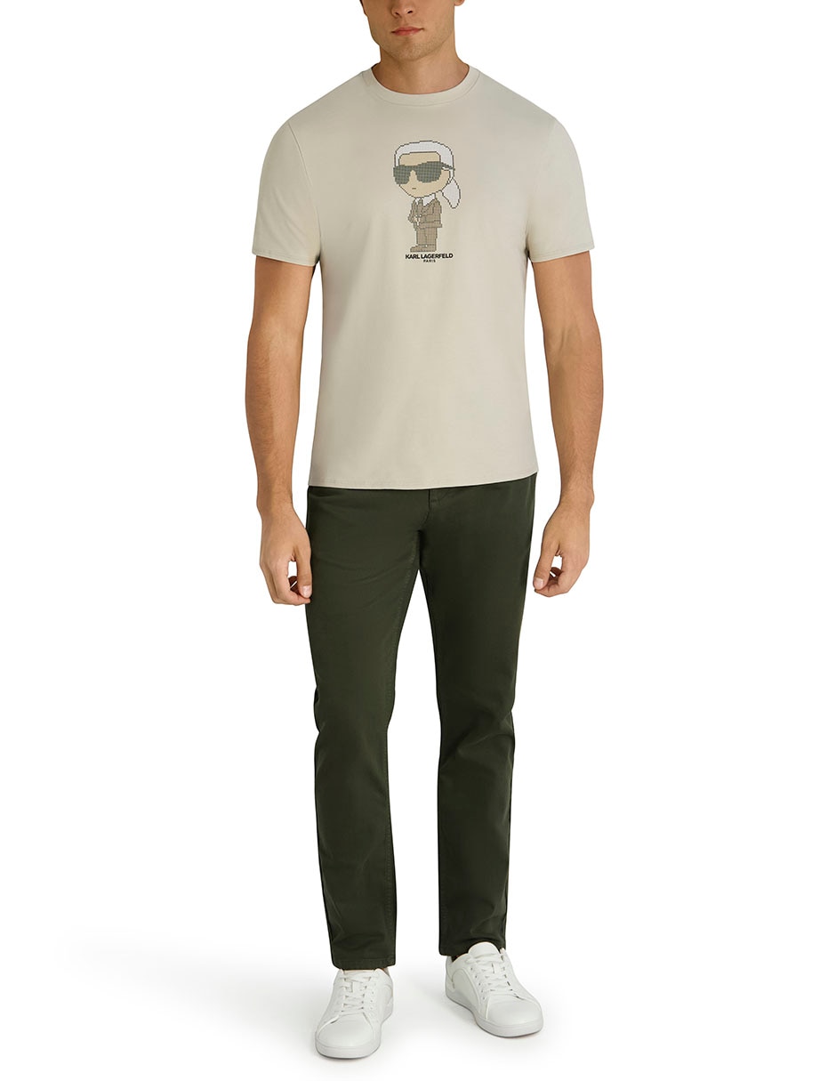 Playera cuello redondo para hombre