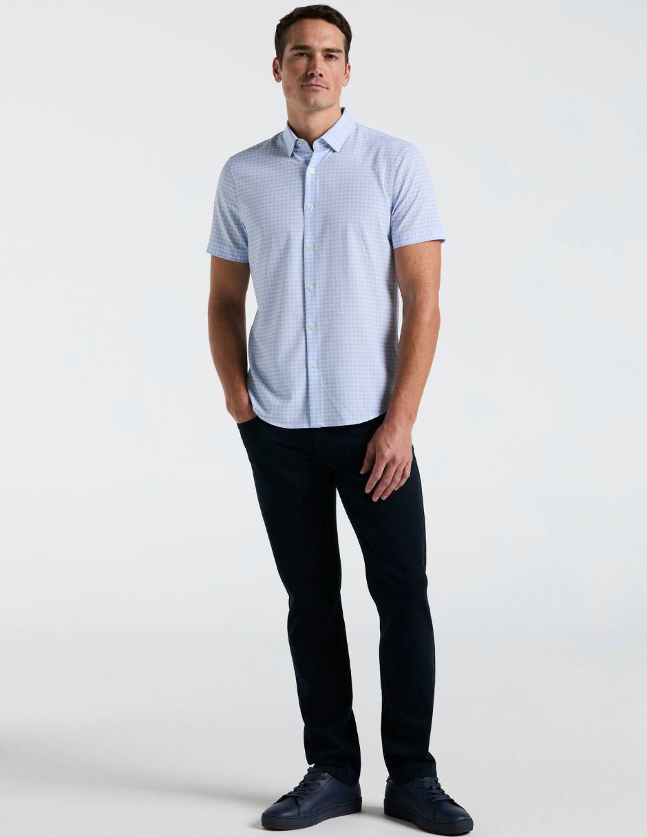 Camisa casual manga corta para hombre 4