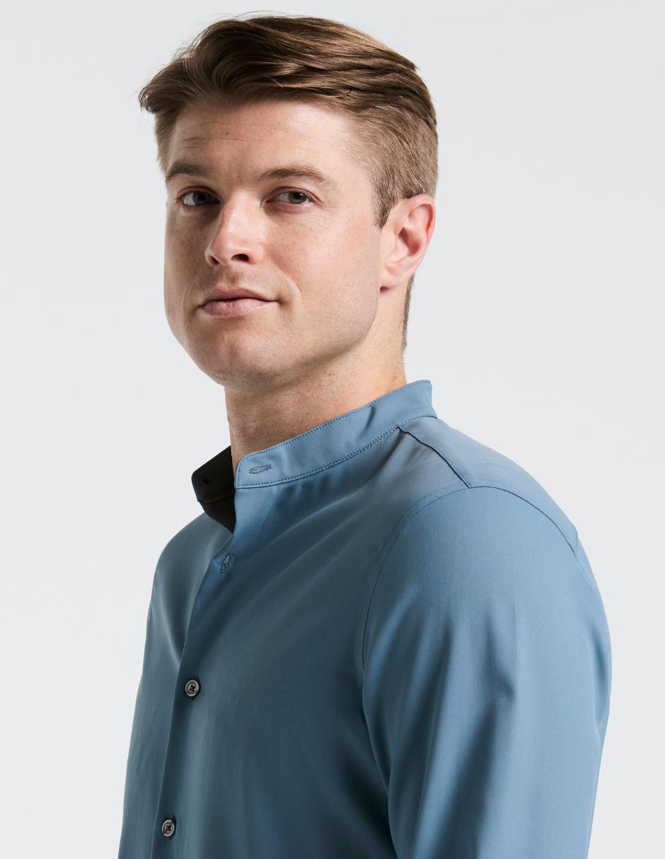 Camisa casual manga larga para hombre 3