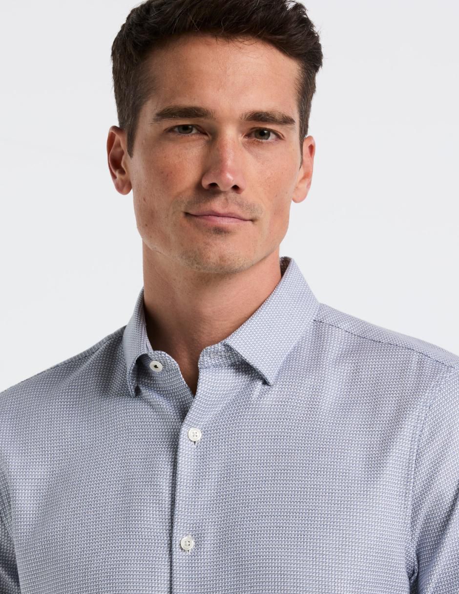 Camisa casual de algodón manga larga para hombre 3