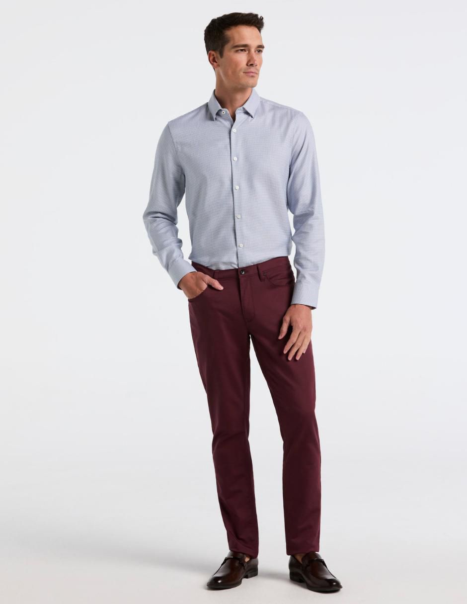 Camisa casual de algodón manga larga para hombre 4