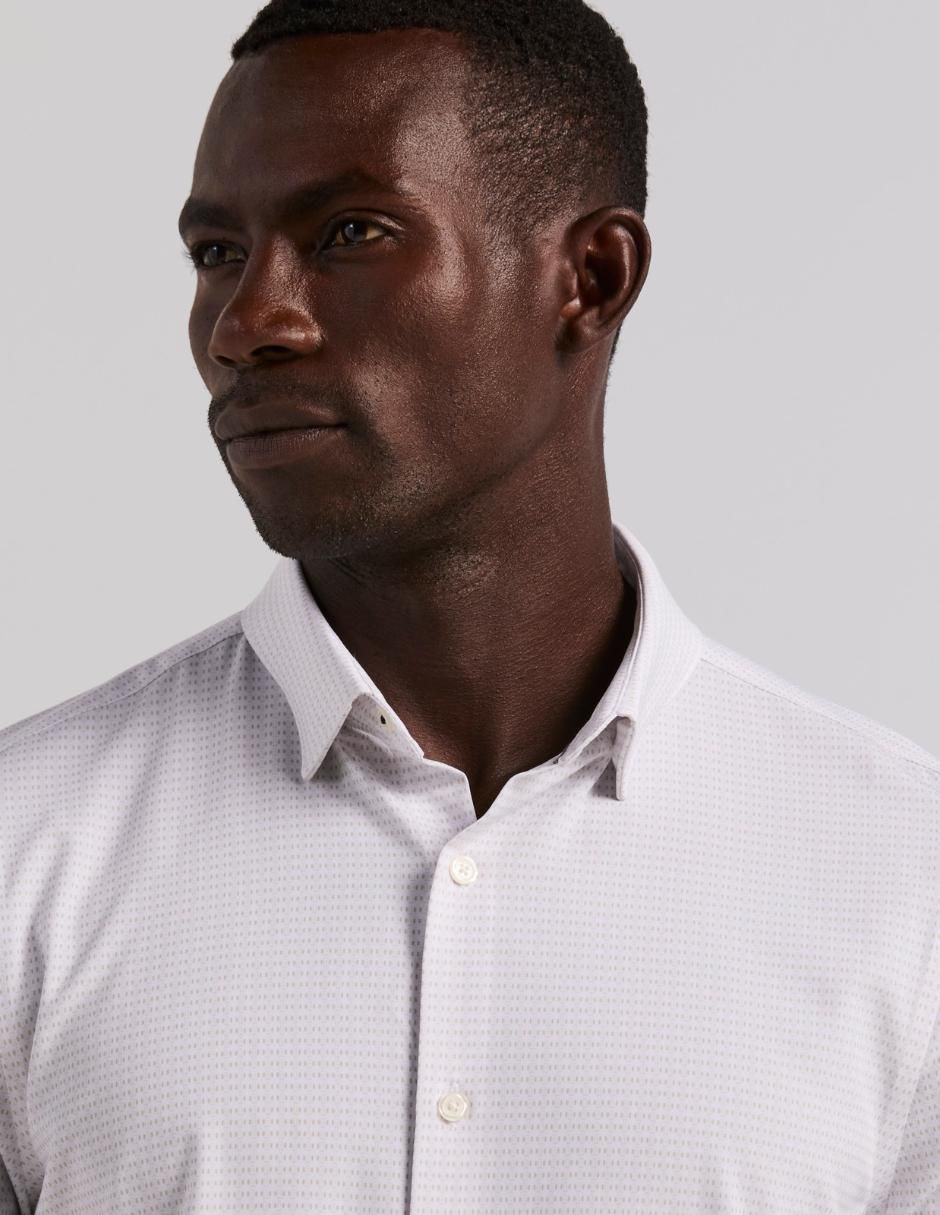 Camisa de vestir de algodón manga larga para hombre 3