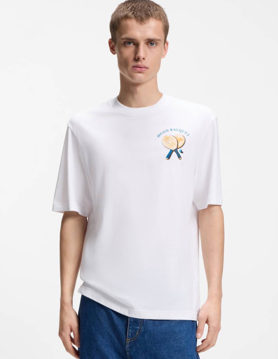 Playera cuello redondo para hombre
