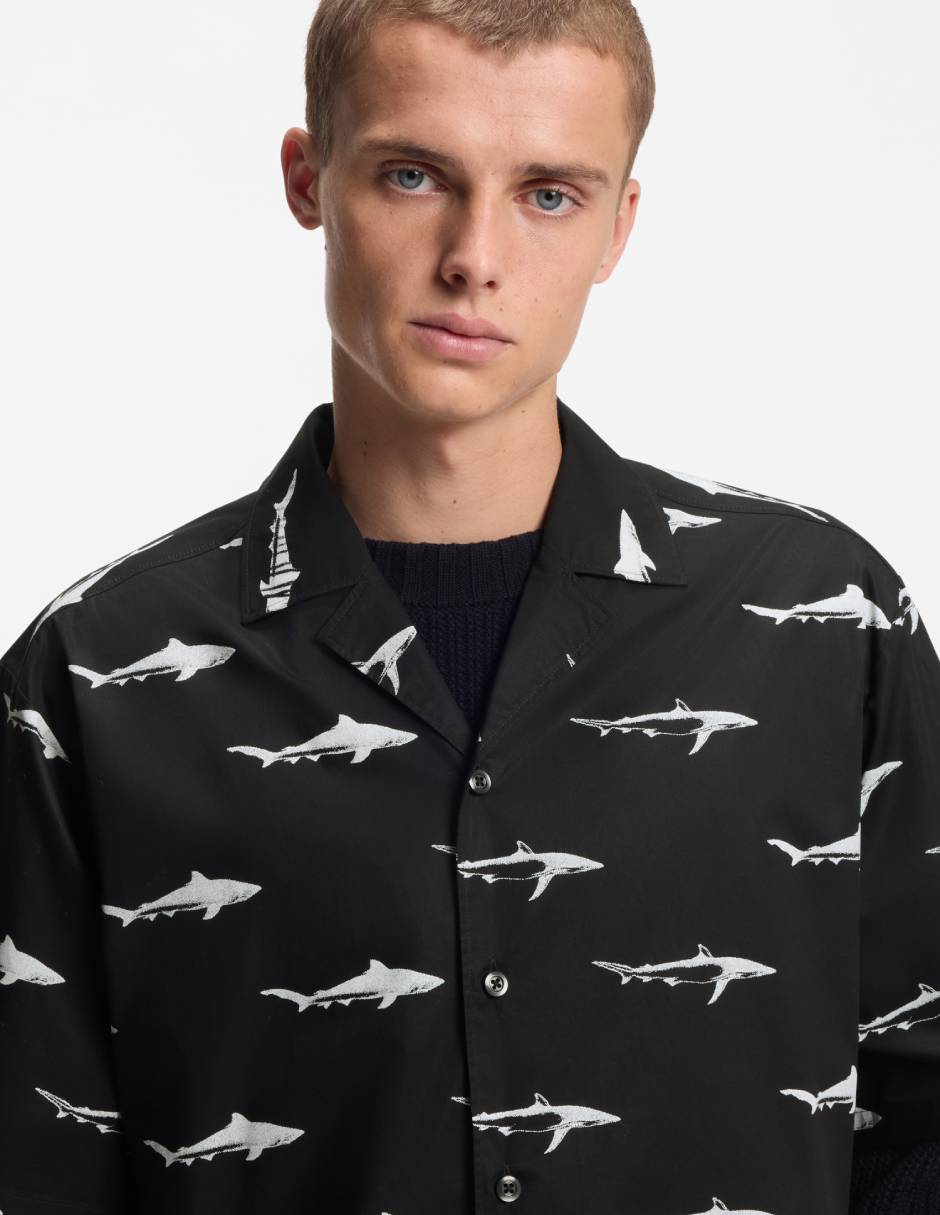 Camisa casual de algodón manga corta para hombre 4
