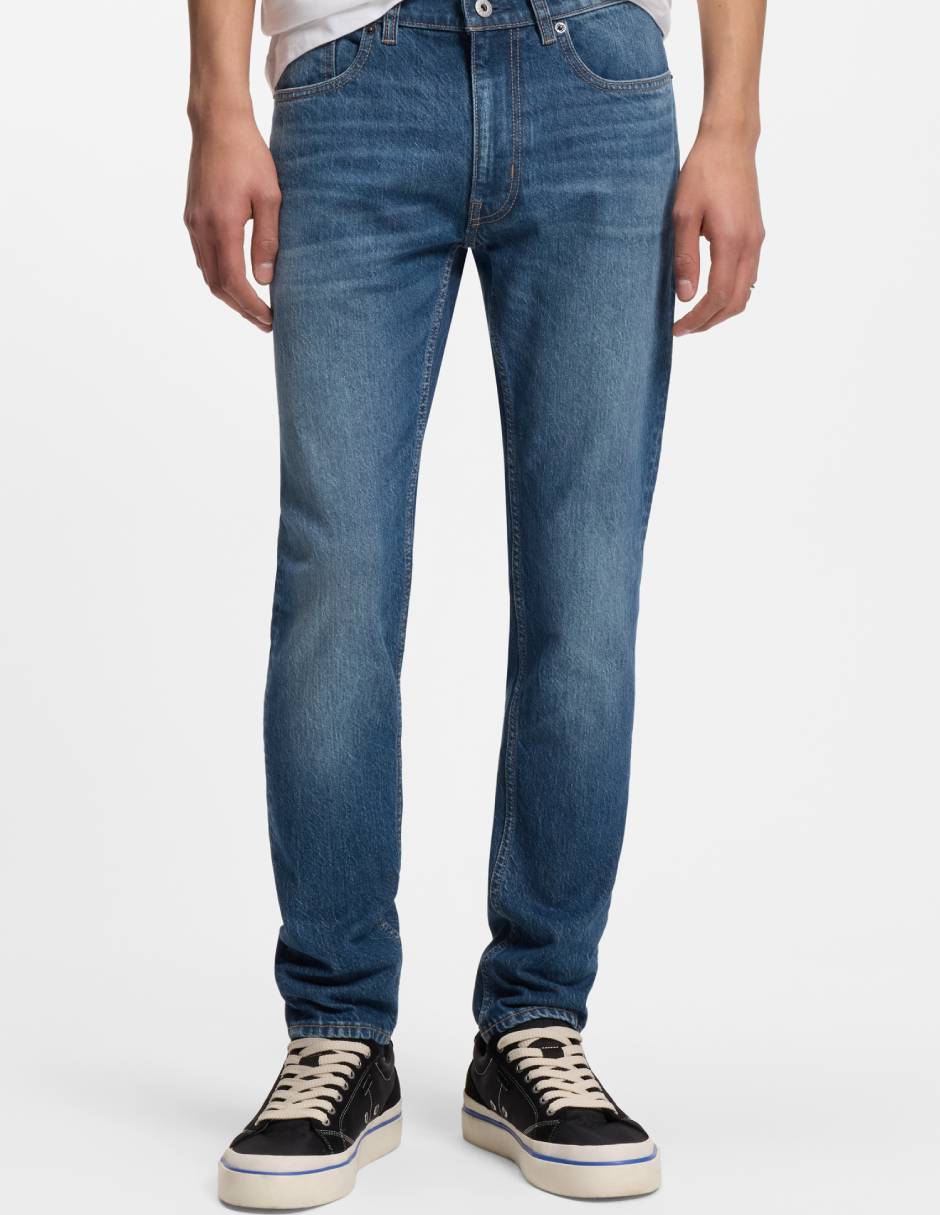 Jeans Skinny lavado medio para hombre