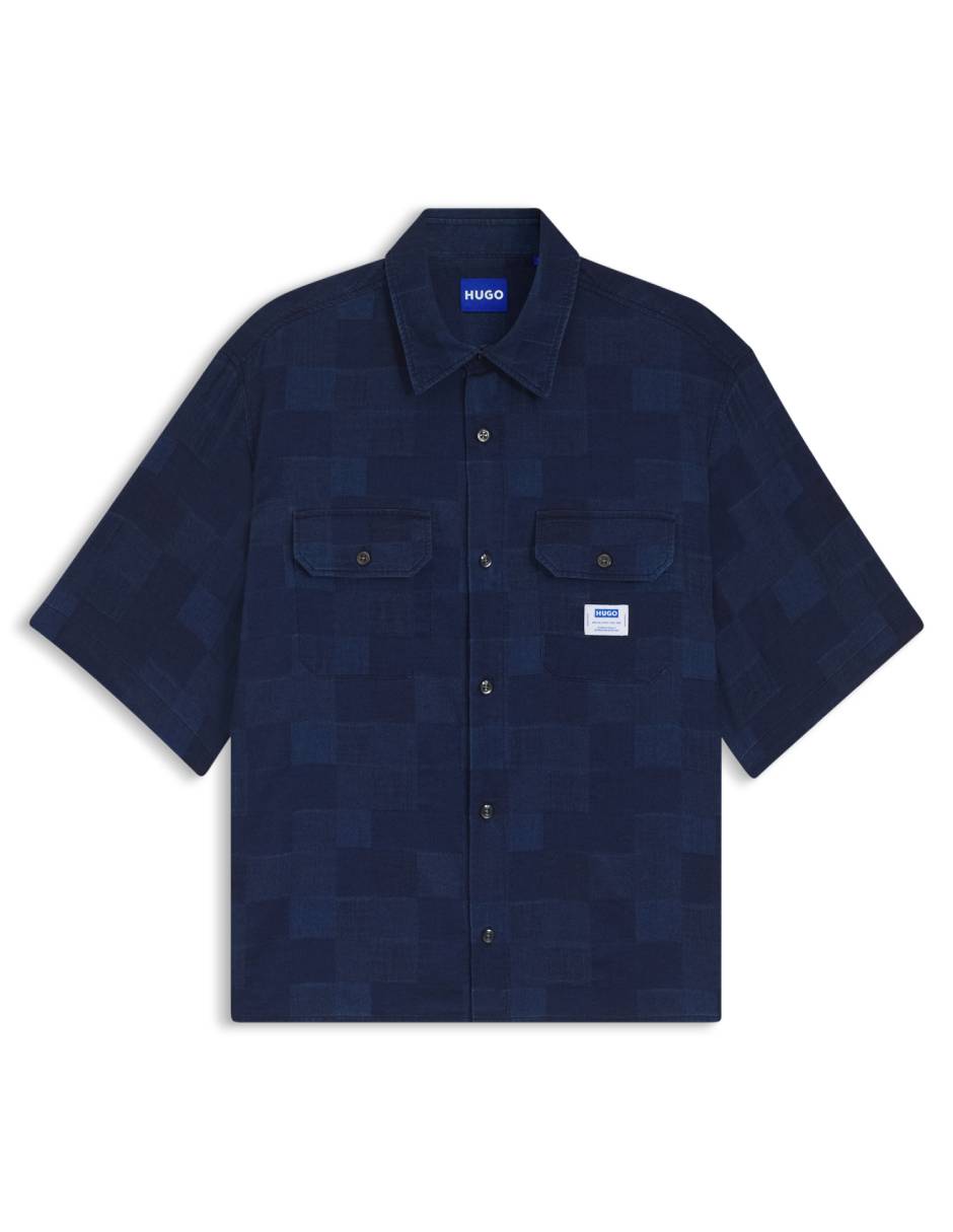 Camisa casual de algodón manga corta para hombre 2