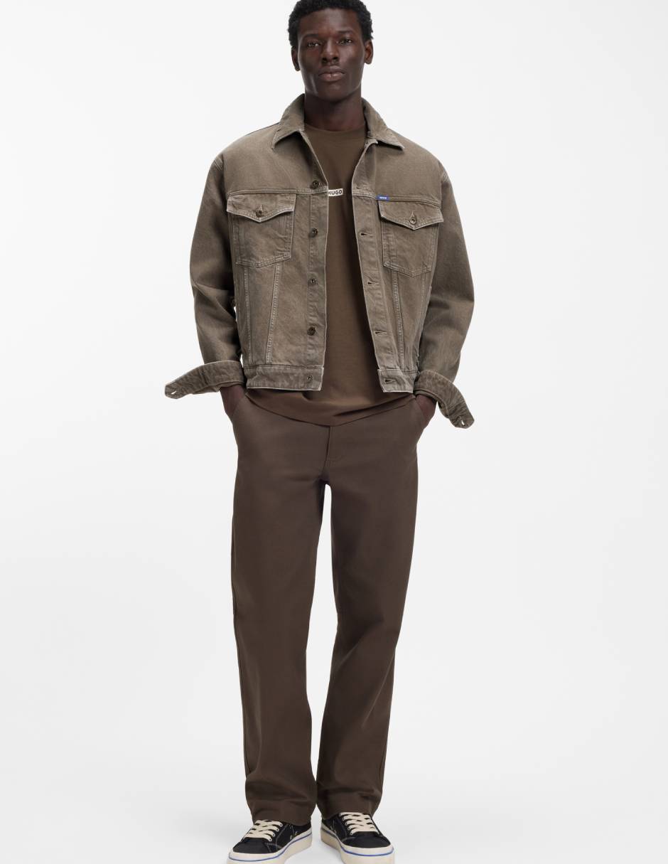 Chamarra Denim de algodón para hombre 2
