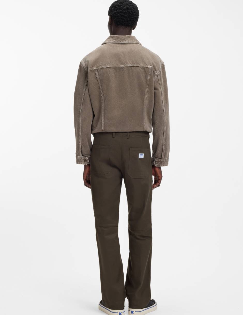 Pantalón regular de algodón para hombre 6