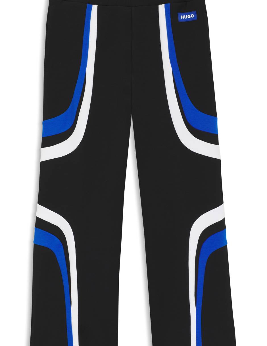 Pants regular con elástico para hombre 2