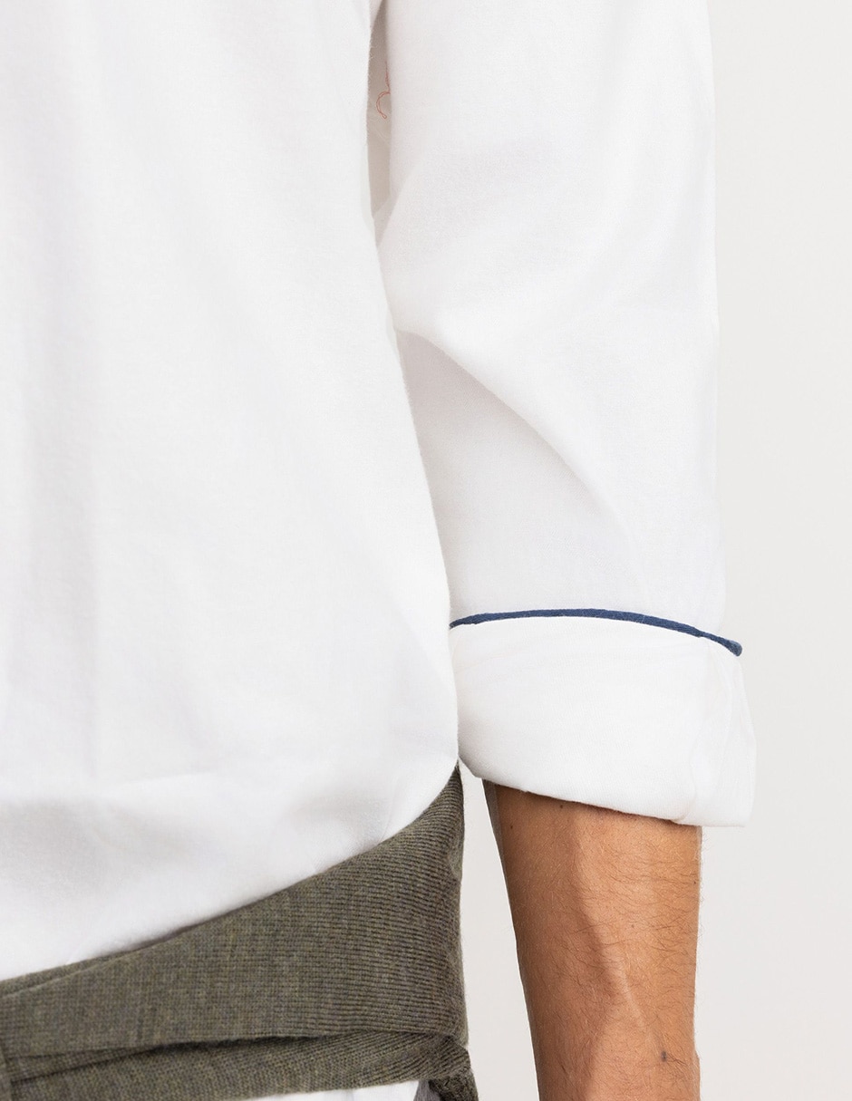 CAMISA EL GANSO 1050W25003, CH, BLANCO