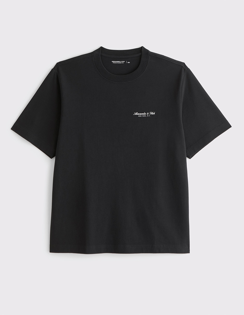 PLAYERA ABERCROMBIE & FITCH, CH, NEGRO
