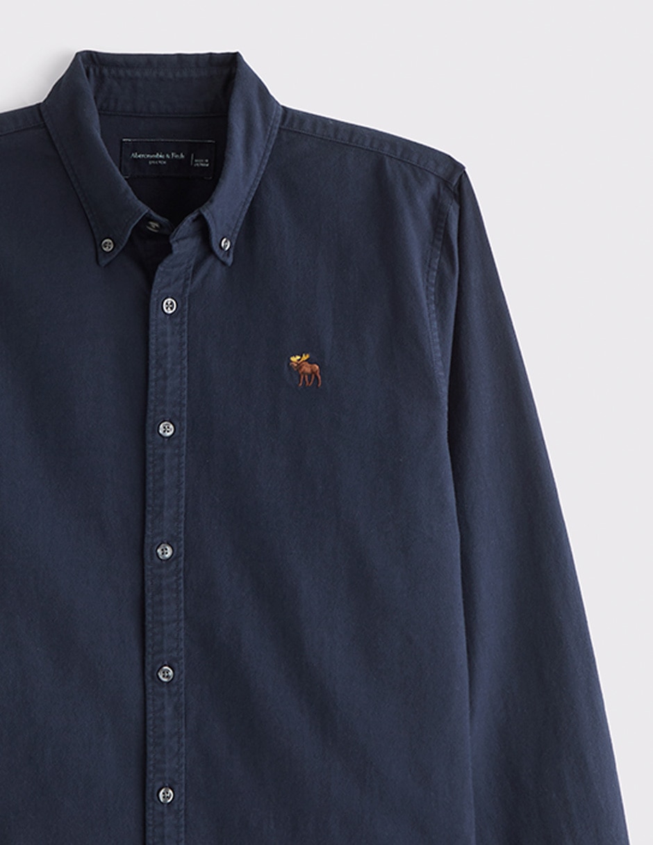 Camisa casual de algodón manga larga para hombre 3