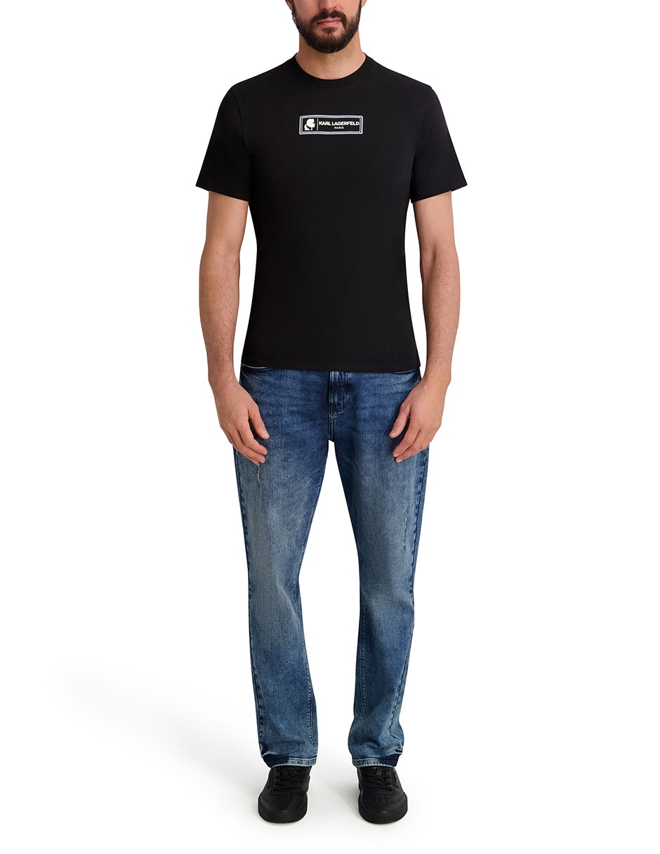 Playera cuello redondo para hombre