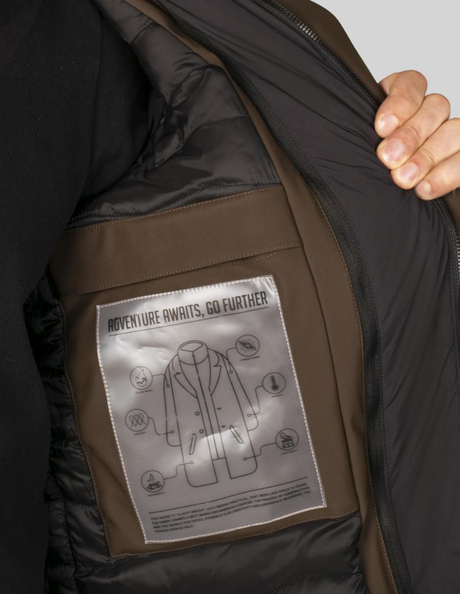 Gabardina corta para hombre 4