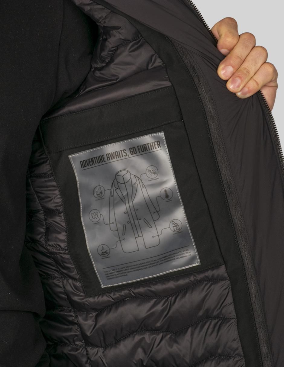 Gabardina corta Greenlander para hombre