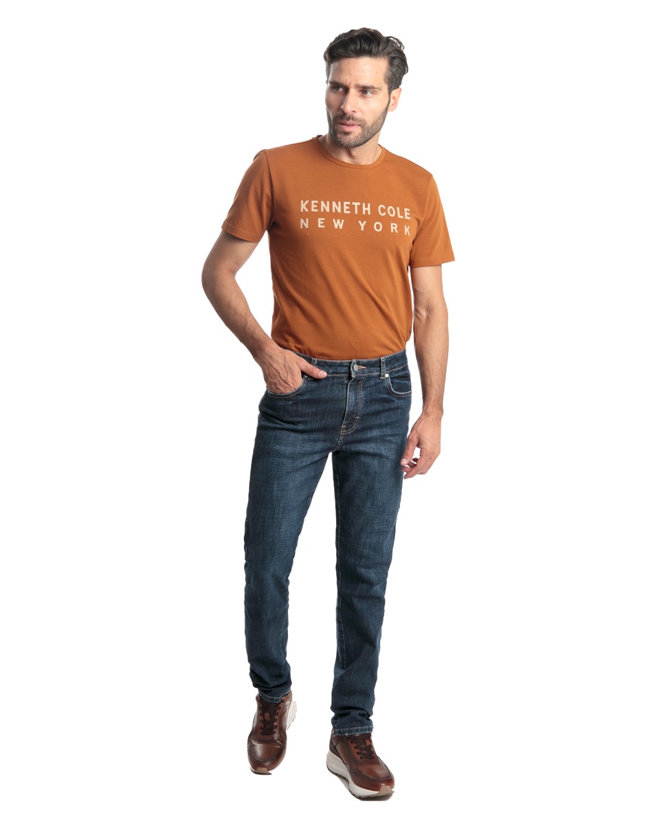 Jeans slim KCOI25PAN81 lavado medio para hombre