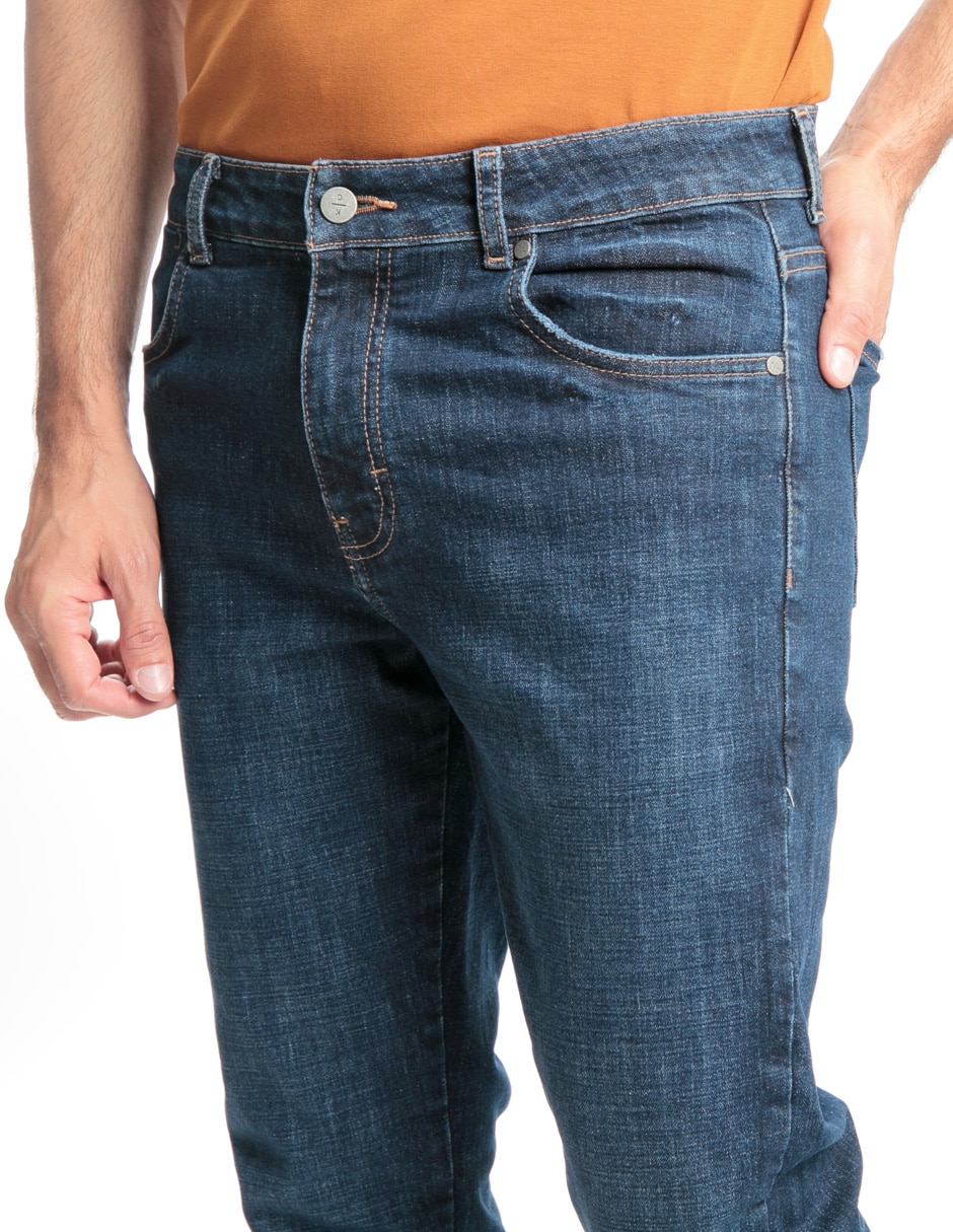 Jeans slim KCOI25PAN81 lavado medio para hombre 3