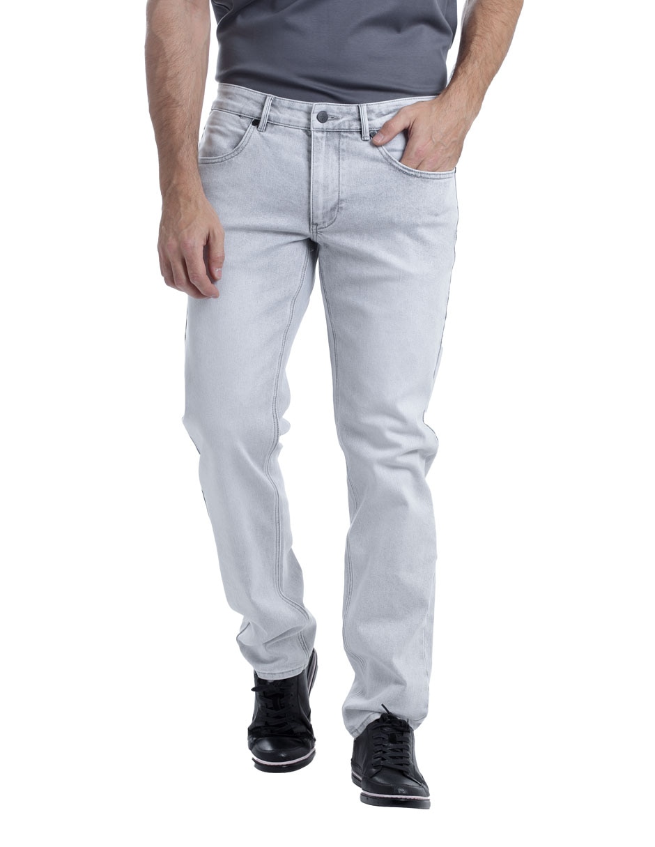 Jeans slim lavado medio para hombre 5