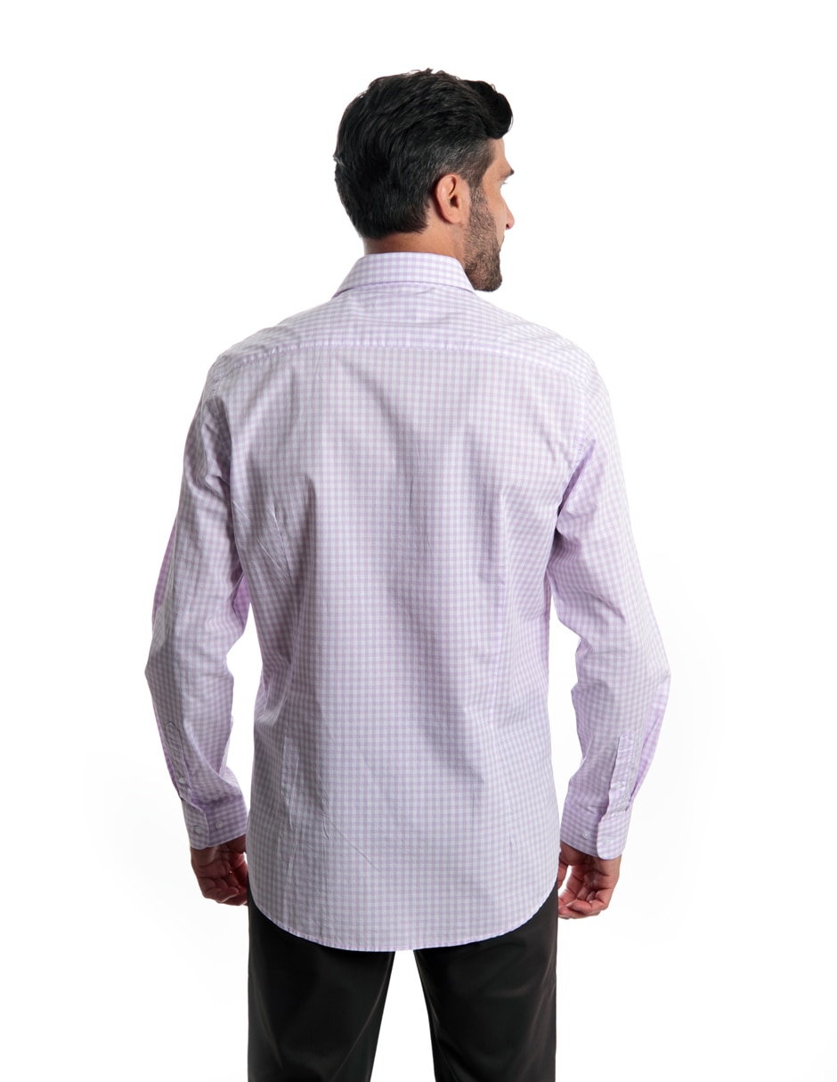 Camisa casual manga larga para hombre 3