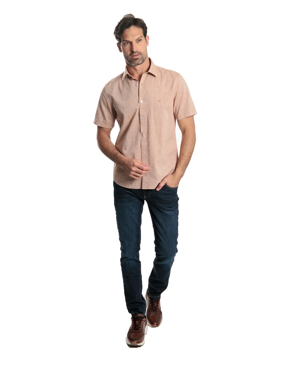 Camisa casual manga corta para hombre 2