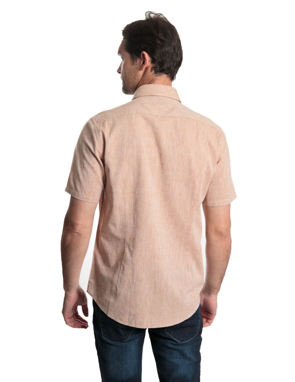 Camisa casual manga corta para hombre 4