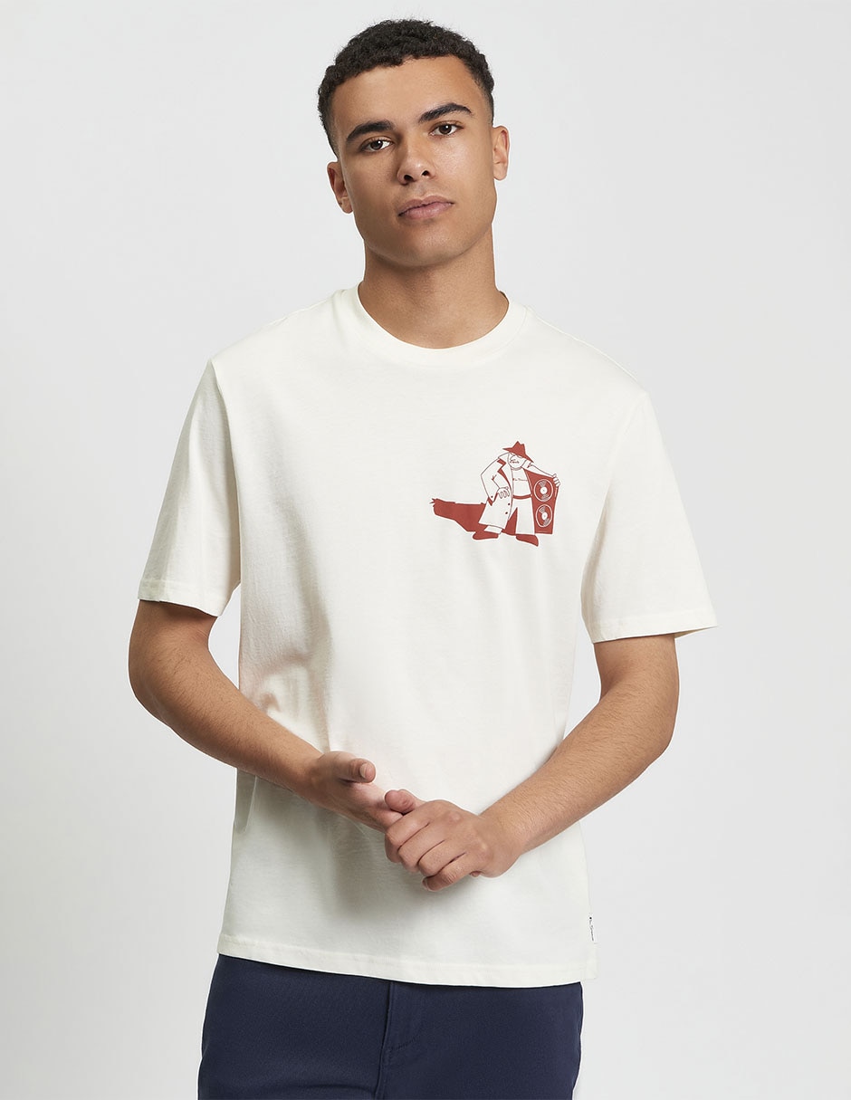 Playera cuello redondo para hombre