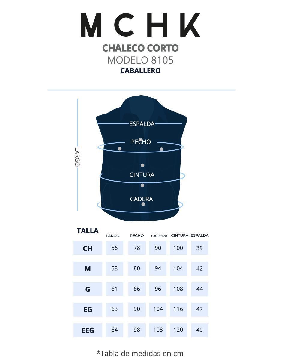 Chaleco mezclilla para hombre 5