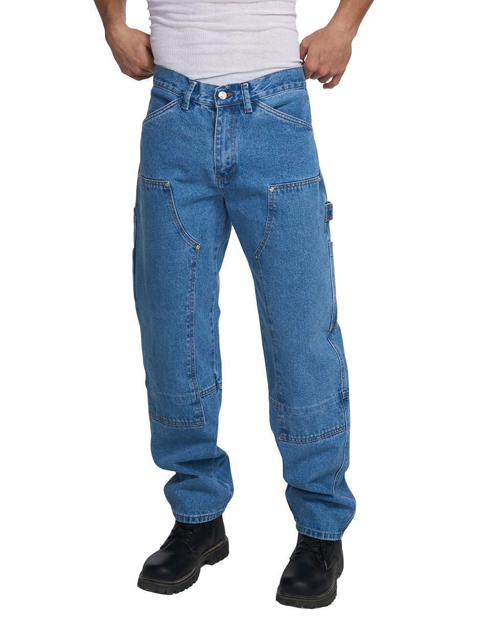 Jeans carpenter relaxed Carpintero con Bolsas lavado claro para hombre