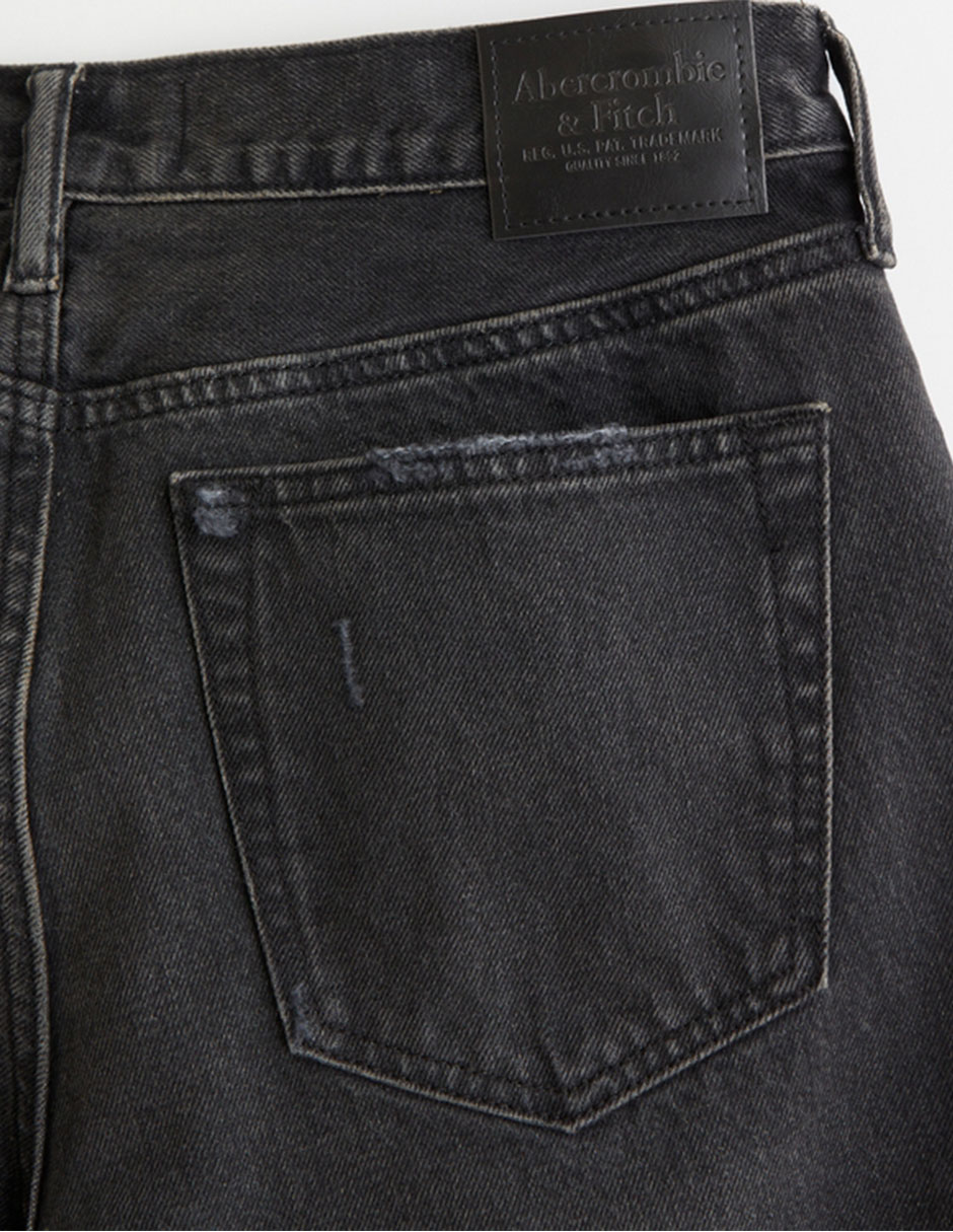 Jeans straight lavado obscuro para hombre 3